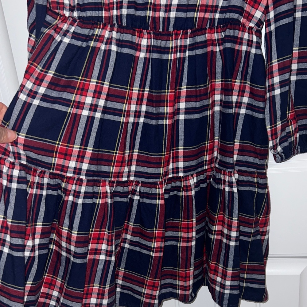 Crewcuts Classic Red and Blue Plaid Girls Dress - Size 10 - Picture 8 of 9